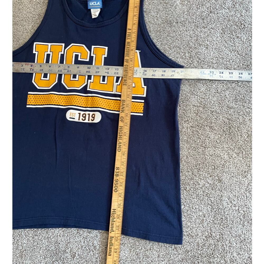 VTG 90s UCLA Bruins Tank Top Navy size M Collegiate Preppy - Picture 4 of 4